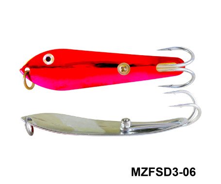 AQUA MARINE - Fishing Spoon with Double Hooks - (Size: 3)